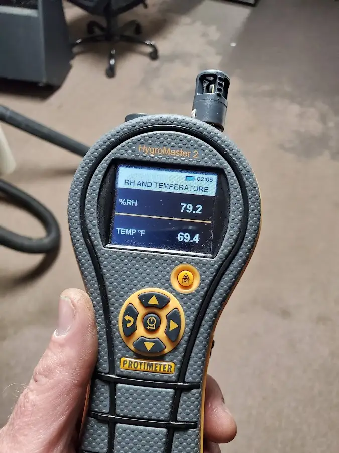 Moisture meter humidity assessment for Fire & Smoke Damage Restoration in Burlingame